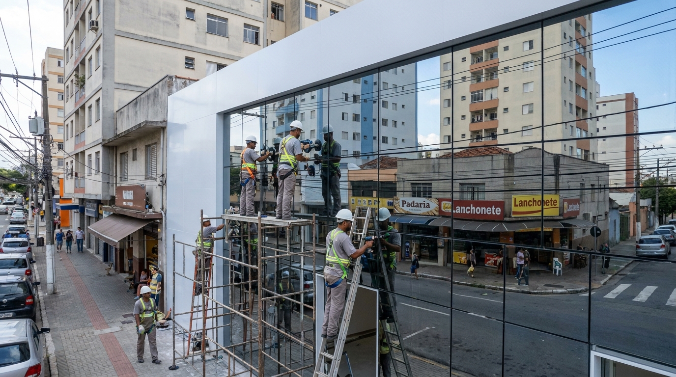 Fechamentos em Vidro em Uberlândia‑MG