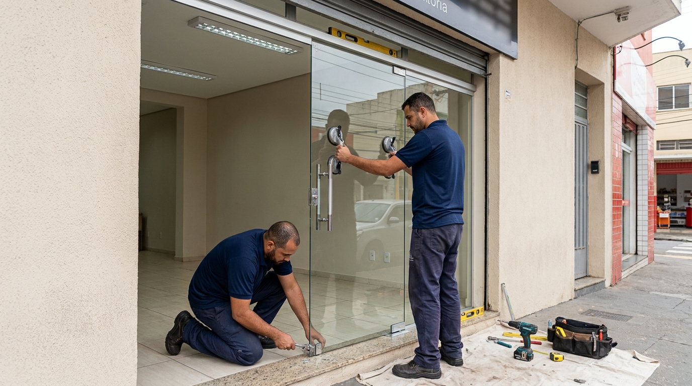 Portas Residenciais e Comerciais no Centro, Uberlândia‑MG