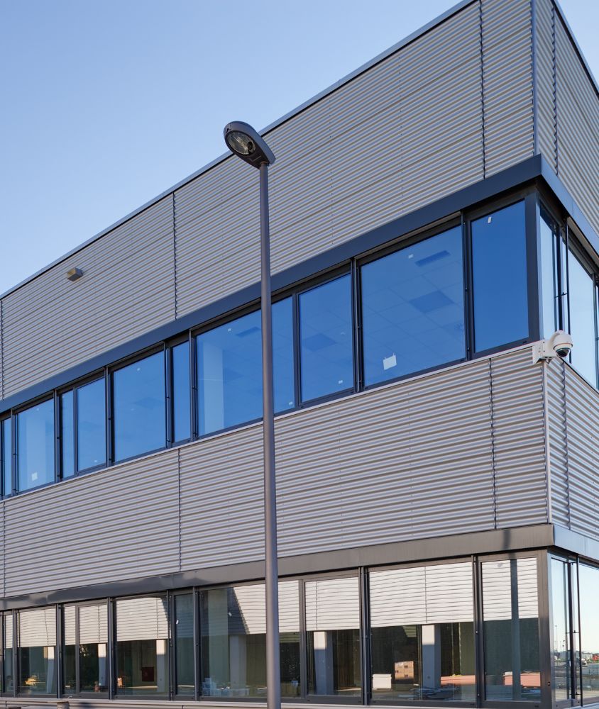 fachada de vidro em Uberlândia