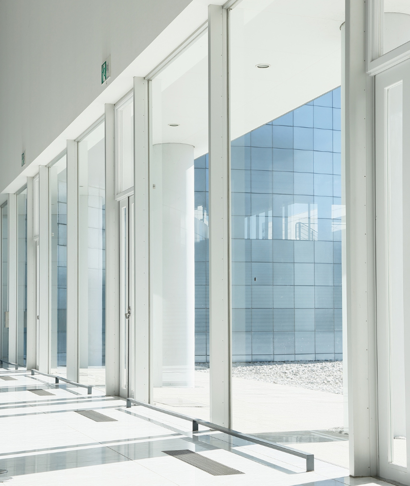 parede de vidro em Uberlândia